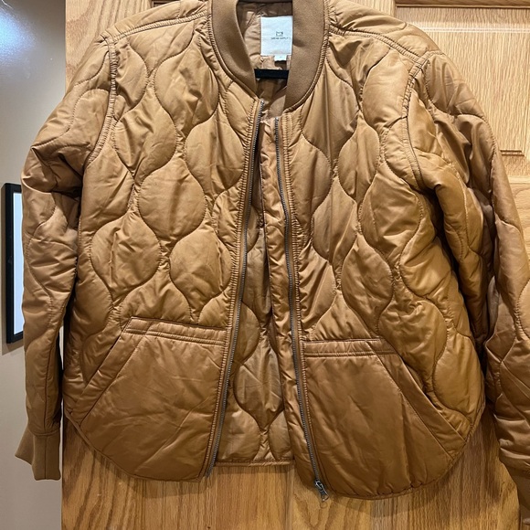 Thread & Supply Jackets & Blazers - Thread & Supply Quilted Bomber Jacket in Brown